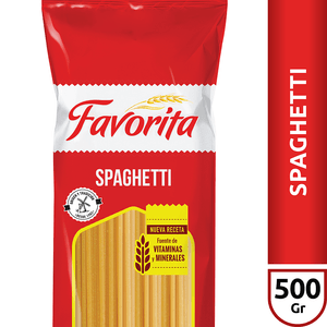 fideos favorita spaguettix500g