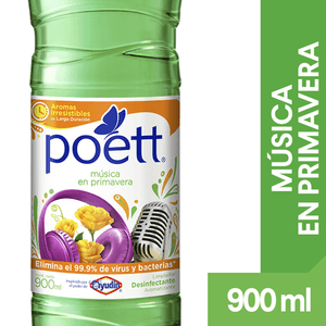 DESINFECTANTE LIQUIDO MUSICA EN PRIMAVERA POETT X900ML