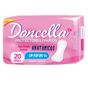 PROTECTORES DIARIO DONCELLA SIN DESODORANTE X20U