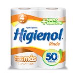Papel Higienico Higienol Pack 4 Un 200 Mt