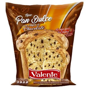 pan dulce valente c/chipsx400g