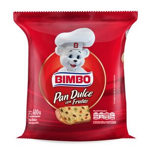 Pan Dulce Con Frutas Bimbo 400 Gr