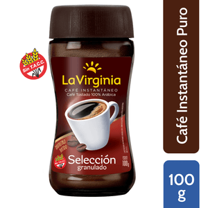 Cafe instantaneo la virginia seleccion tost x100
