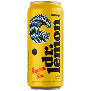 dr.lemon tropical gin x473ml