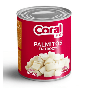 Palmitos En Trozos Coral Sea 800g