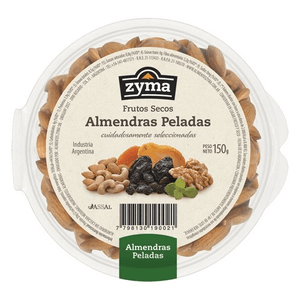 almendras peladas zymax150g.