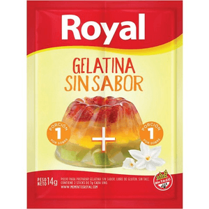 gelatina royal sin sabor x14g