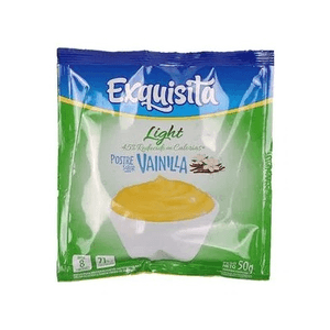POSTRE LIGHT EXQUISITA VAINILLA X50G