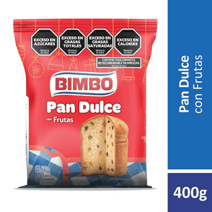 pan dulce bimbo frutas x400g