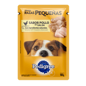 ALIMENTO PARA PERROS PEDIGREE POUCH POLLO X100G