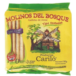 GALLETITAS DE ARROZ MOLINOS DEL BOSQUE CLASI X150