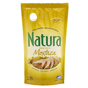 Mostaza natura doy pack x500g