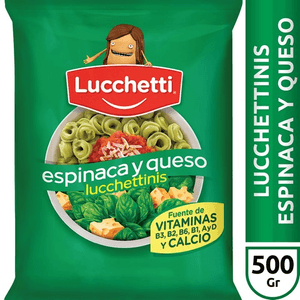 Lucchettinis espinaca y queso x500