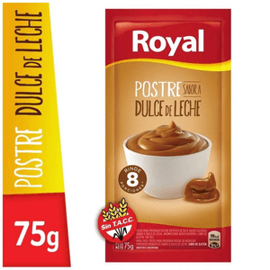 postre royal dulce leche 75g