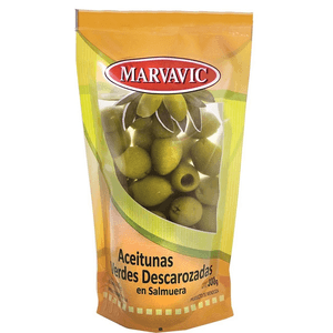 ACEITUNAS VERDES MARVAVIC DESCAROZADAS DOYPACK X140