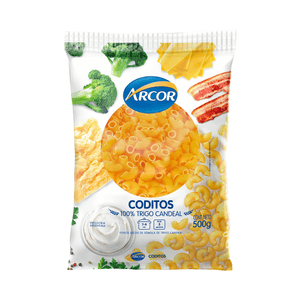 fideos codito arcor x500g