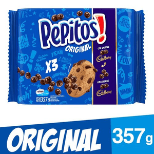 GALLETITAS PEPITOS CHISPAS CADBURY X357G