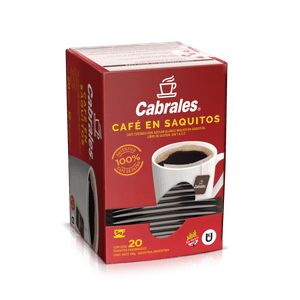 cafe cabrales saquitosx18un