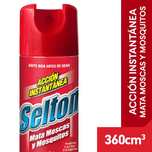 INSECTICIDA SELTON ROJO MMM ACCION INSTANTANEA X360CC