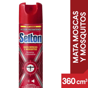 SELTON MATA MOSCAS Y MOSQUITOS AEROSOL X360