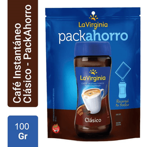 cafe la virginia clasico pouch x100
