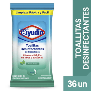 toallitas ayudin frescox36u