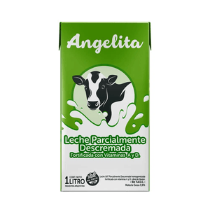 Leche angelita descremada UAT x1L