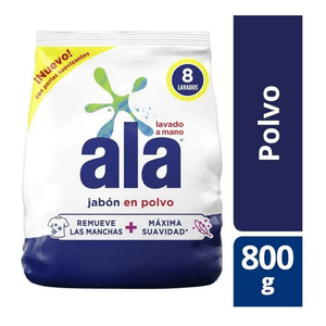 ALA EN POLVO LAVADO A MANO ECOLAVADO X800