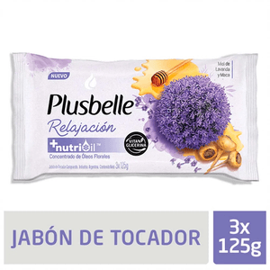 JABON PLUSBELLE RELAJACION 3X120