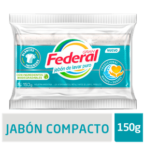 JABON COMPACTO GRAN FEDERAL X150GRS