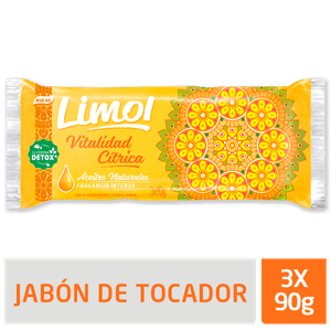 JABON LIMOL VITALIDAD CITRICA 3X90G