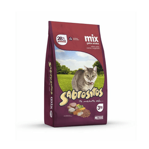 sabrositos gatos mix x3kg