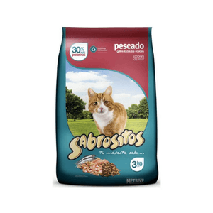 sabrositos gatos pescado x3kg