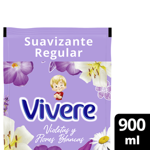 SUAVIZANTE VIVERE VIOLETAS Y FLORES BLANCAS DOYPACK X900ML