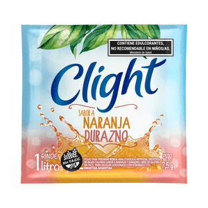 JUGO CLIGHT NARANJA DURAZNO X7.5G