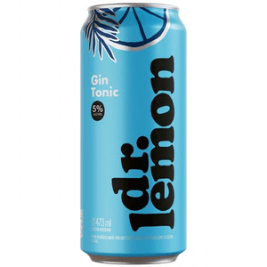dr lemon gin tonic x 473ml