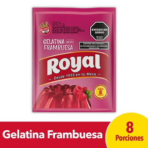gelatina royal/reg frambu x25g