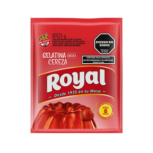 gelatina royal/reg cerezax25g