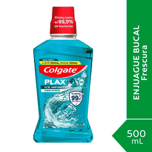 ENJUAGUE BUCAL COLGATE PLAX HIELO X350
