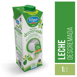Leche descremada UAT tregar x1L