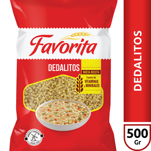 Fideos favorita dedalitos x500