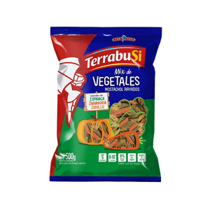 FIDEOS TERRABUSI 3 VEGETALES MOSTACHOL X500