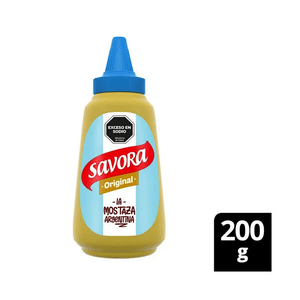 mostaza savora original x200g