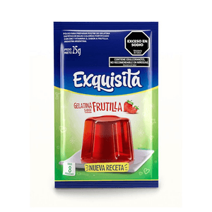 gelat.exquisita light frutx25g
