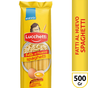 FIDEOS LUCHETTI SPAGUETTI HUEVO X500
