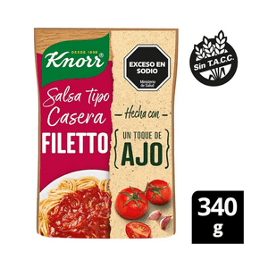 salsa filetto knorr x340g