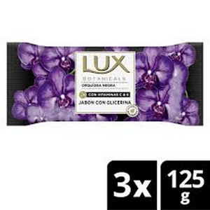 Jabon lux botanicals orquidea negra 3x120