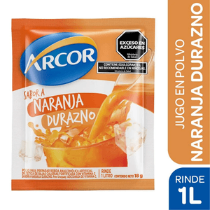 jgo arcor naranja/duraznox15g