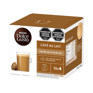 nestle dg cafe au lait x10caps