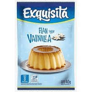 flan exquisita vainilla x40g